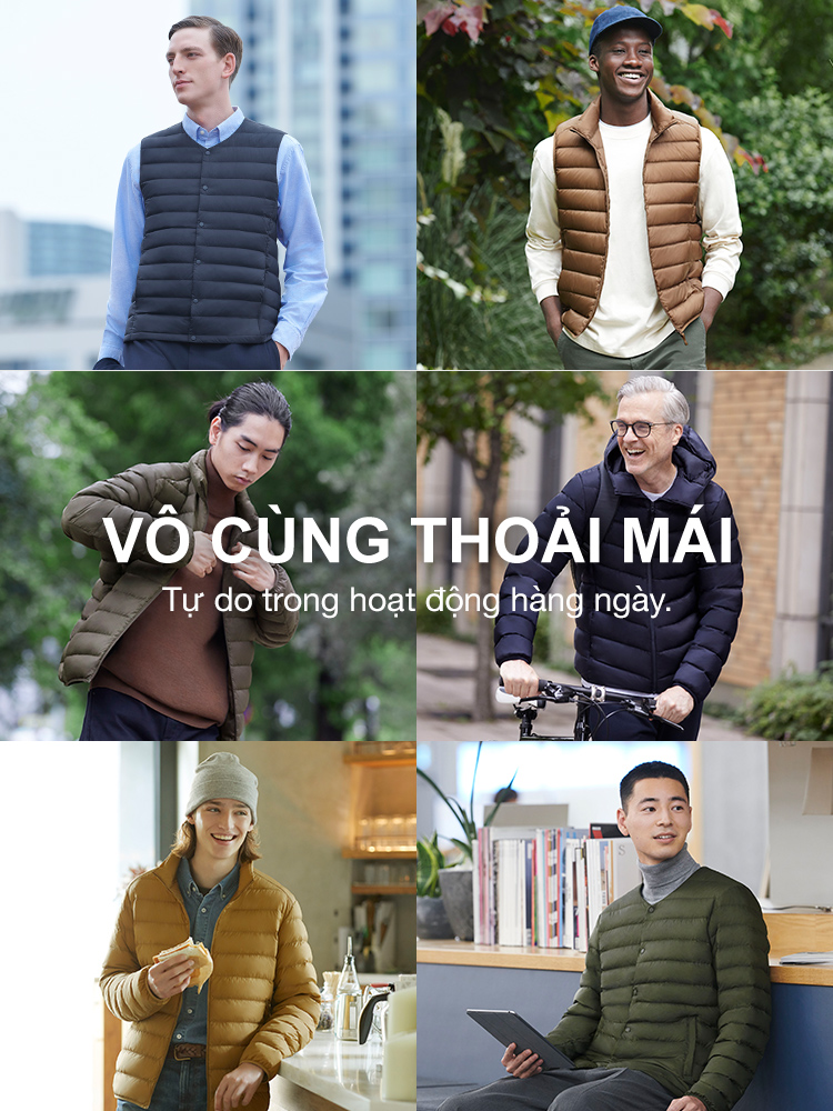 Áo khoác phao nam ; Áo khoác ngoài | Áo khoác lông vũ ; Áo khoác