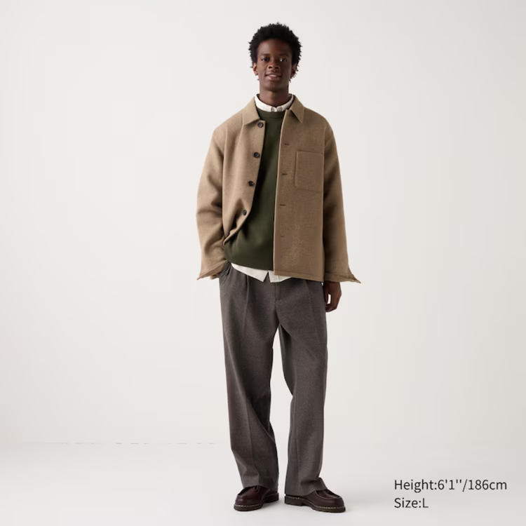 Mẫu quần dài dáng rộng nam size L phù hợp với người cao 1m86