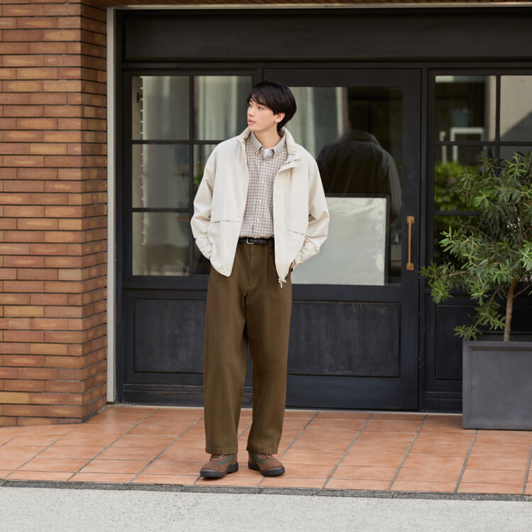 Phối đồ quần áo nam thanh lịch, thời trang với màu nâu và kem