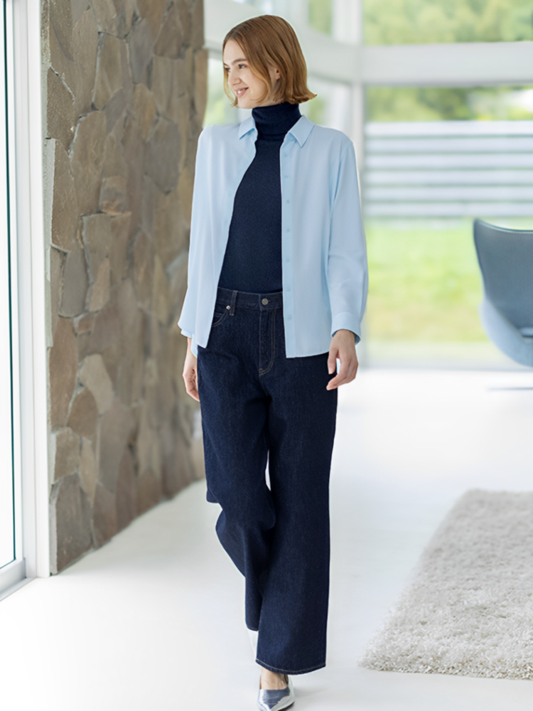 Phối đồ phong cách đơn giản, thanh lịch với quần jean