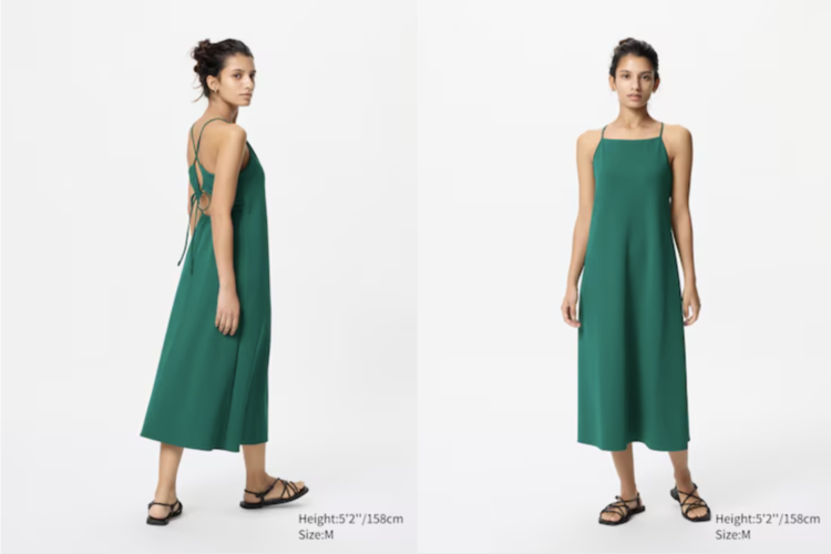 Trang phục đi biển cho nữ đẹp, tinh tế với đầm hở lưng