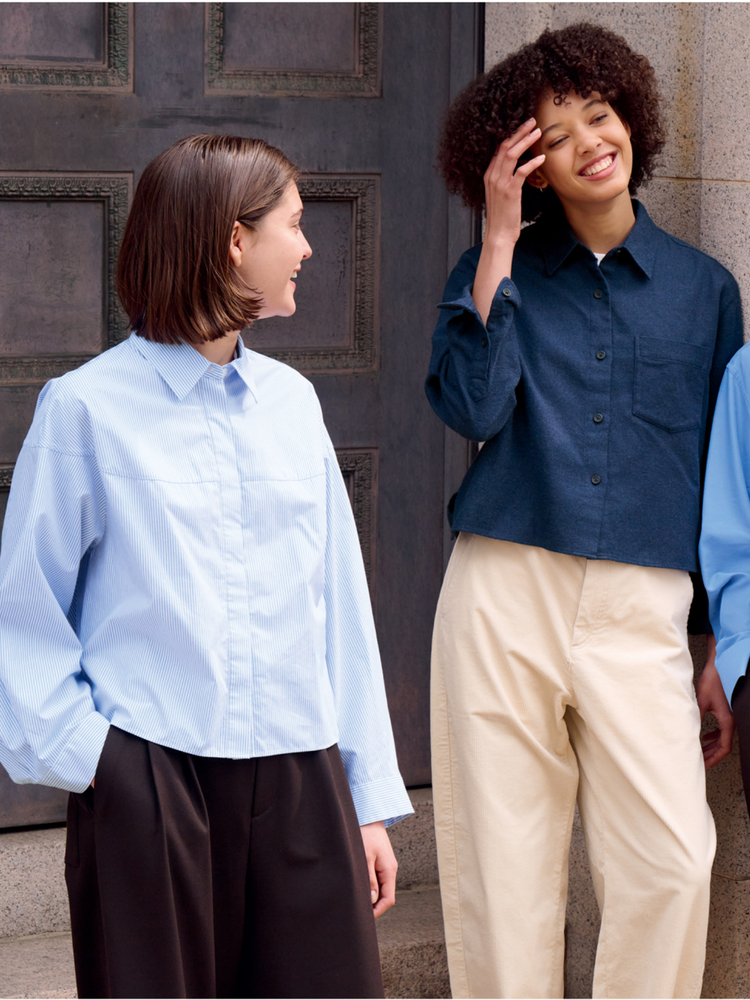 Outfit với áo sơ mi kiểu cho vẻ ngoài nổi bật, thời trang