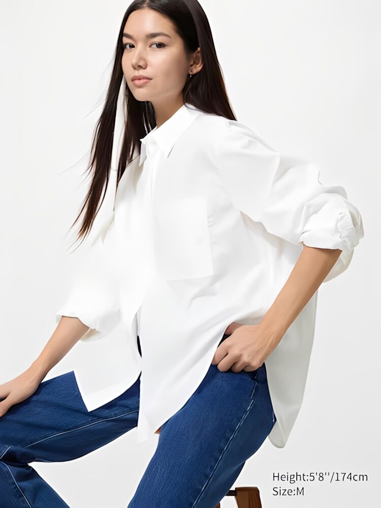 Một chiếc áo sơ mi với size áo vừa vặn sẽ giúp tạo vẻ ngoài thời trang