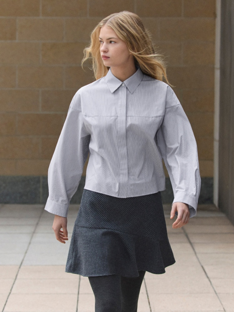 Kiểu áo sơ mi nữ sang chảnh phong cách Hàn Quốc