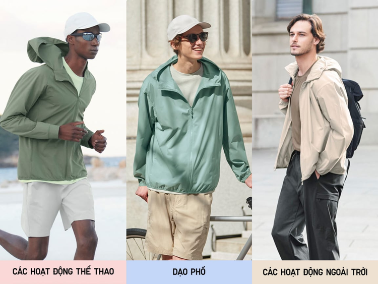 Áo chống nắng là món quà sinh nhật thiết thực dành cho nam giới thường xuyên di chuyển ngoài trời