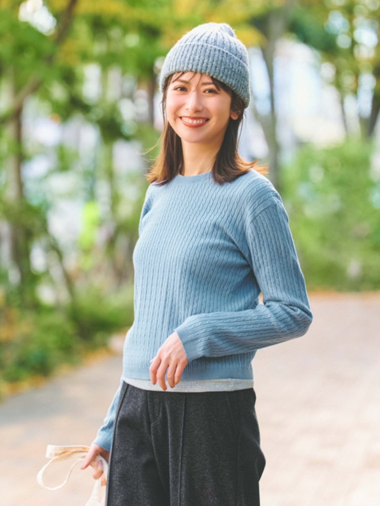 Áo len giúp phong cách soft girl thêm nhẹ nhàng, ấm áp và nữ tính