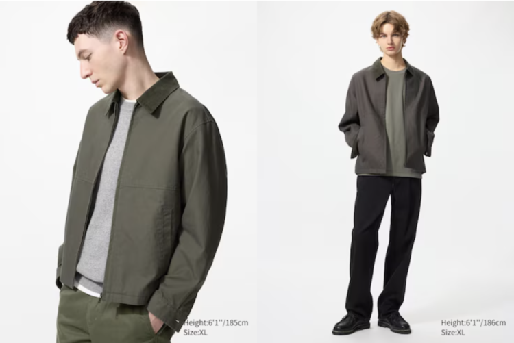 Áo khoác Blouson mang đến sự cân bằng giữa phong cách lịch lãm và thoải mái