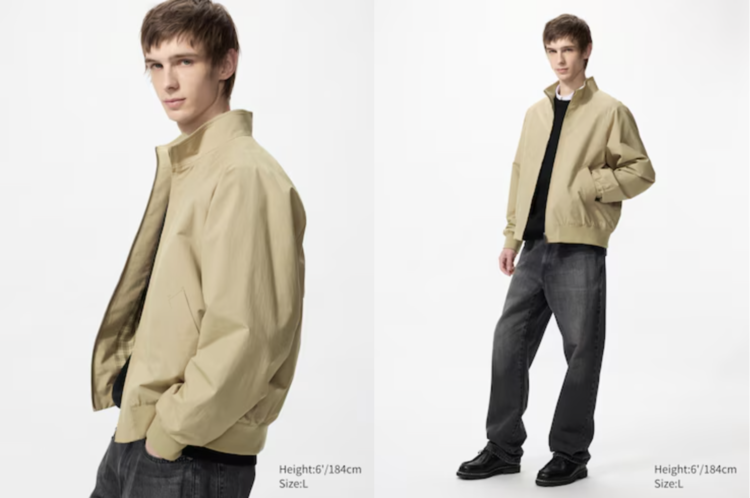 Áo khoác Harrington với thiết kế cổ điển, gọn gàng và dễ ứng dụng