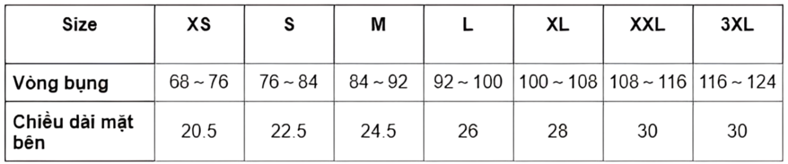 Chọn size quần lót nam chính xác