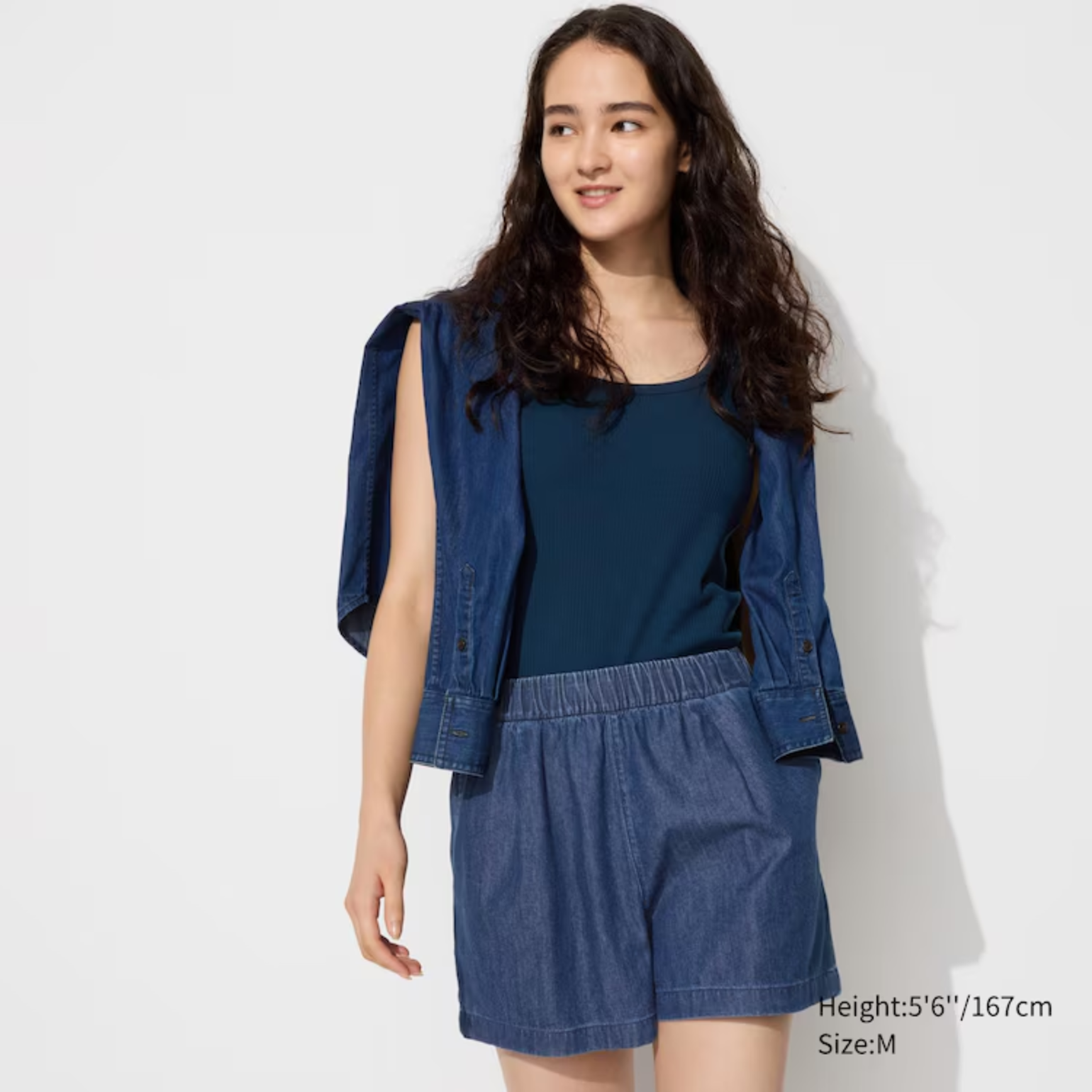 Mẫu quần short nữ size M cho các nàng có chiều cao khoảng 167 cm