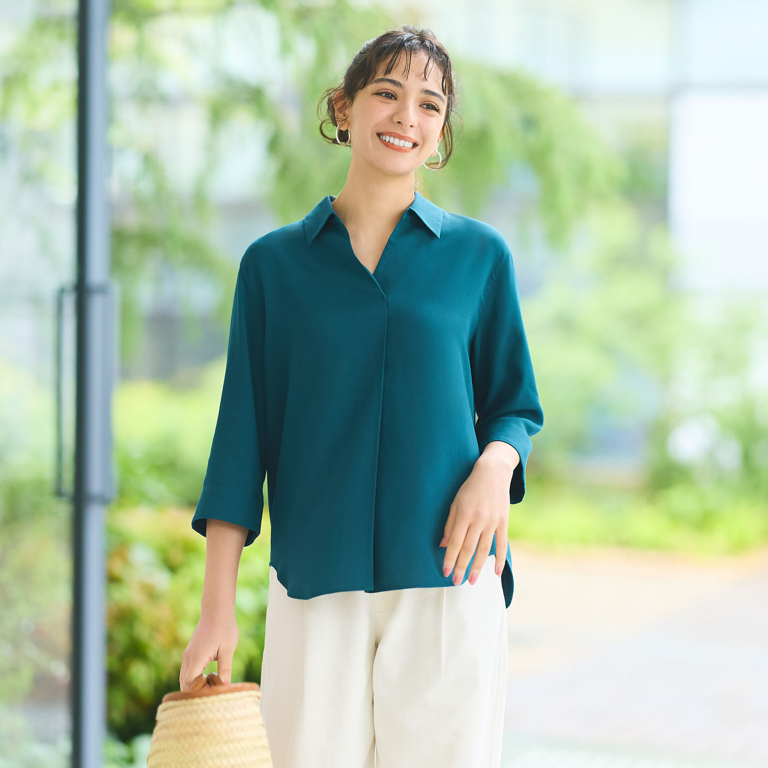 Áo sơ mi nữ tay lỡ sang chảnh