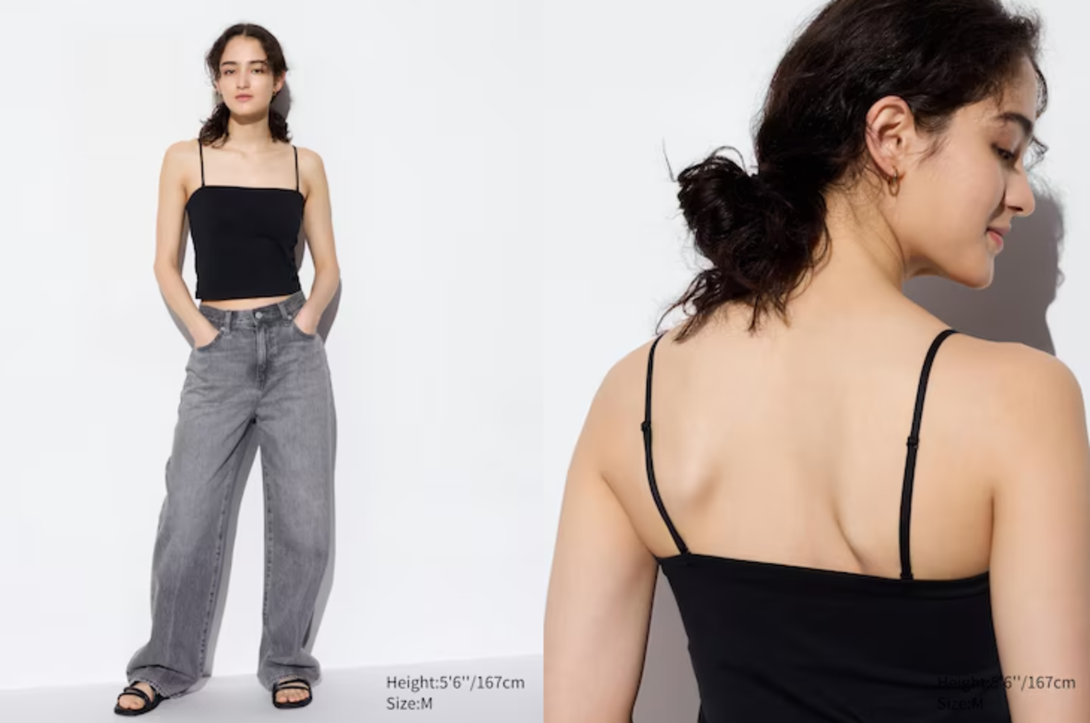 Mẫu áo bra top hai dây bản nhỏ tạo nên nét nữ tính và quyến rũ cho người mặc