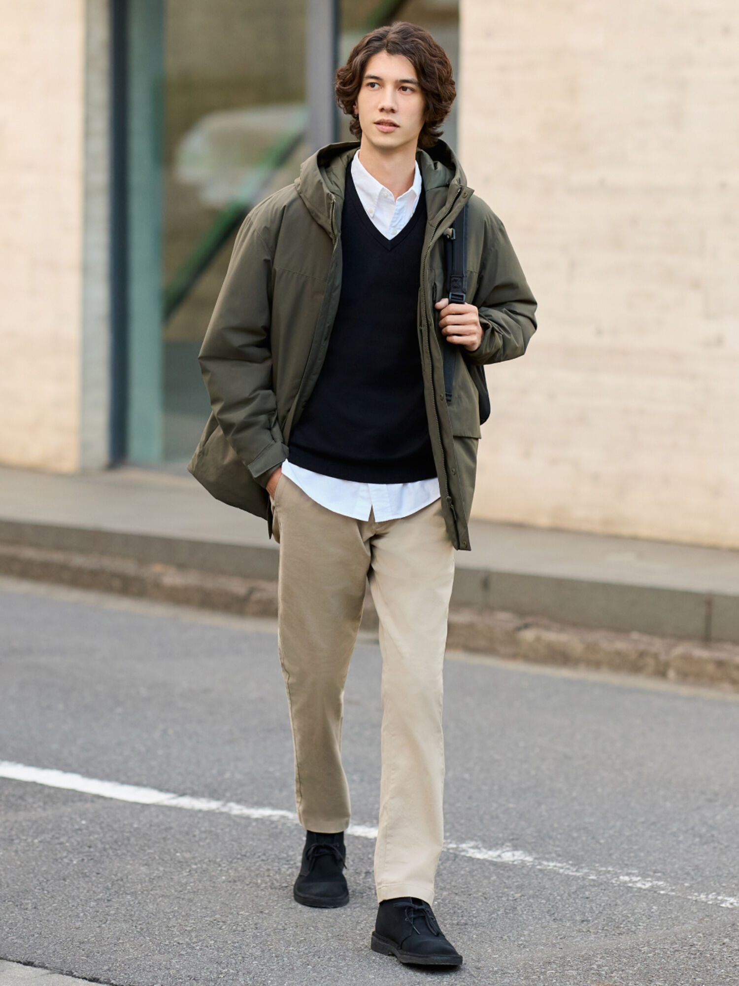 Phối đồ mùa đông nam trẻ trung phong cách Layer