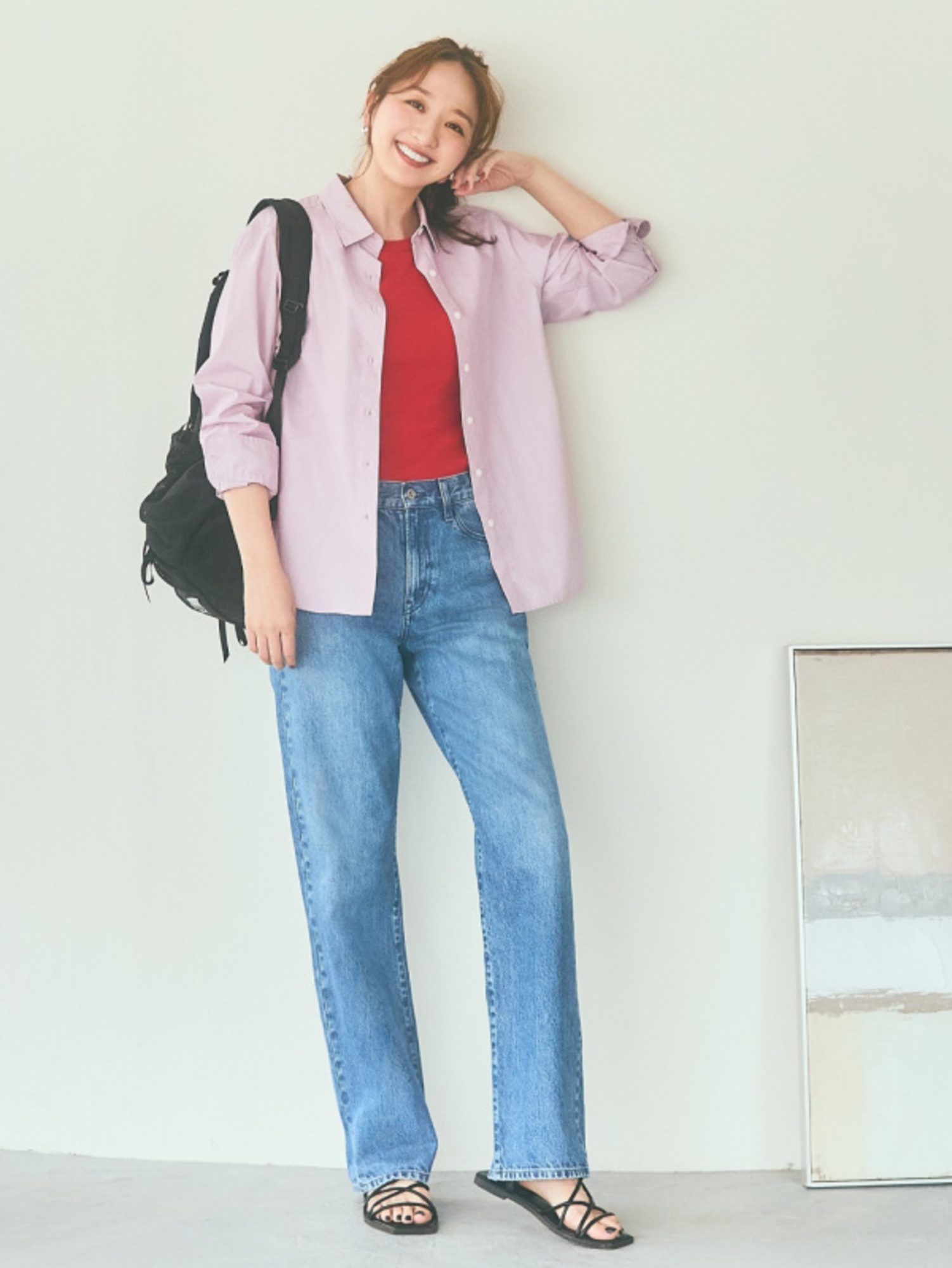 Mẫu phối đồ màu hồng với màu đỏ đẹp, nổi bật, tràn đầy năng lượng