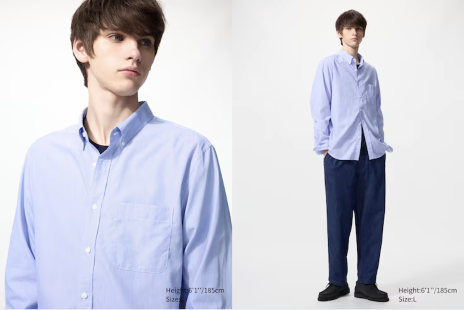 Chọn size áo sơ mi phù hợp sẽ giúp tôn dáng cho người mặc