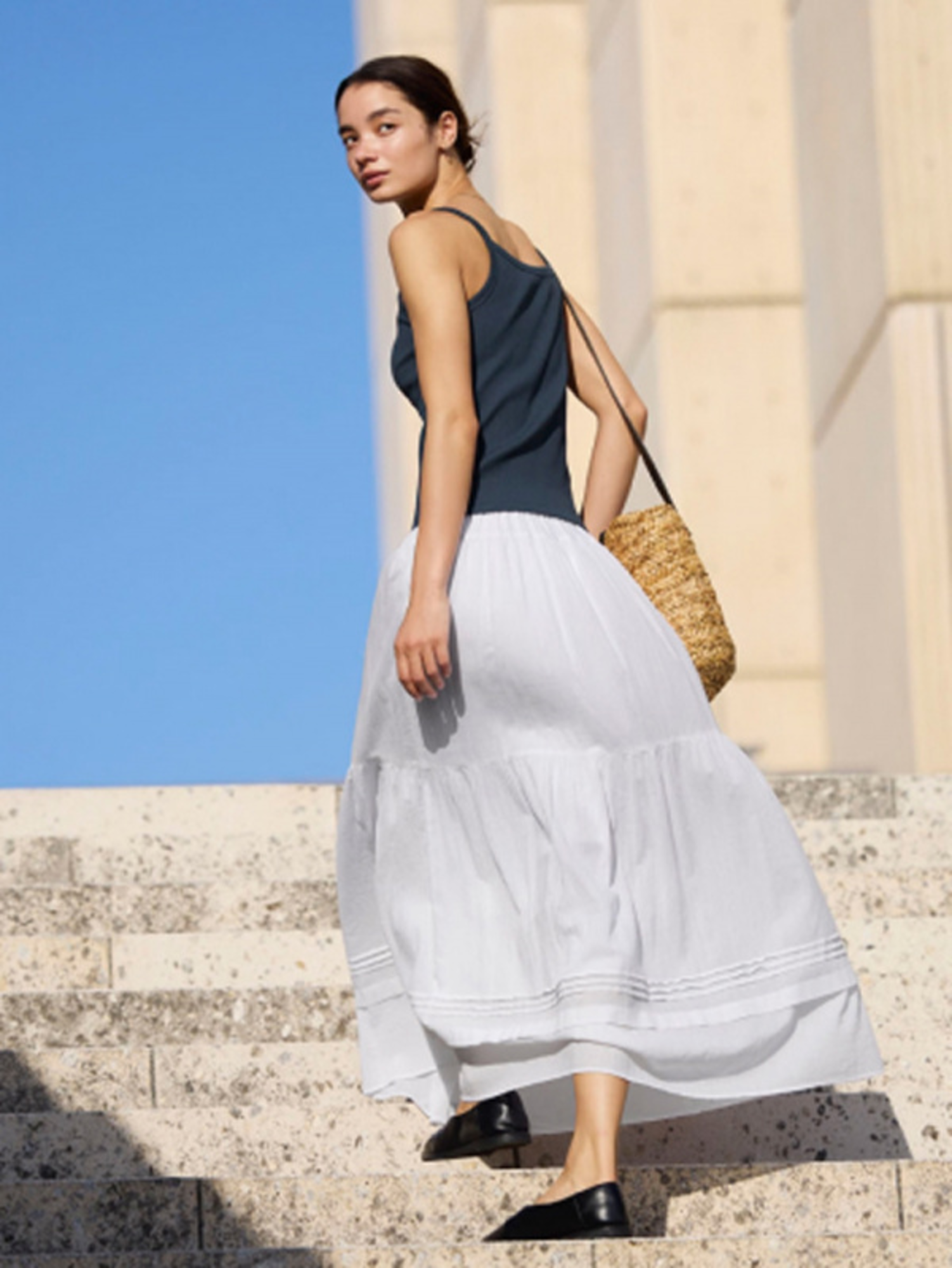 Chọn chân váy dài đẹp, thời trang, phù hợp theo họa tiết