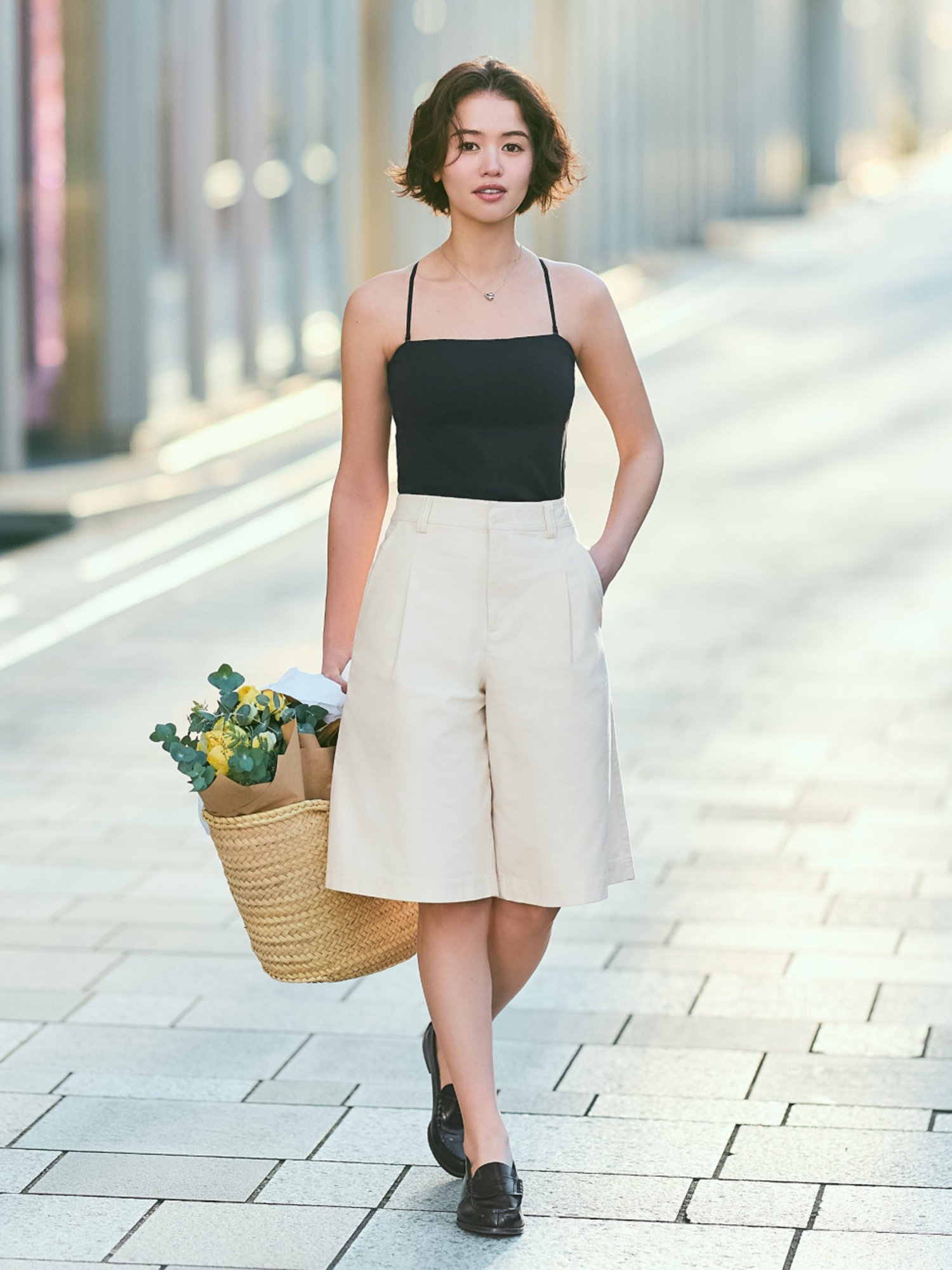 Quần Culottes được ưa chuộng được thiết kế rộng rãi giúp người mặc thoải mái, dễ chịu